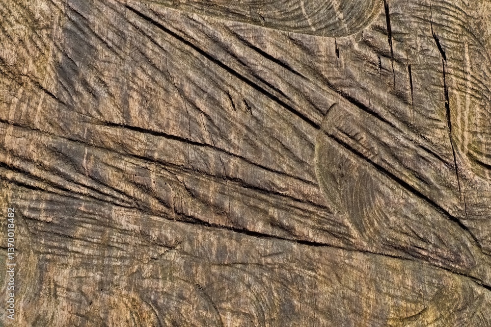 Background of an old pine cut. A cut from a handsaw. Concept. Ecology. Background of an old pine cut. A cut from a handsaw. Concept. Ecology.