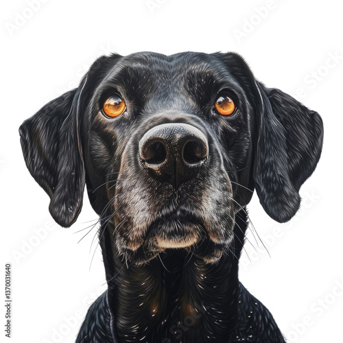 Dog no background