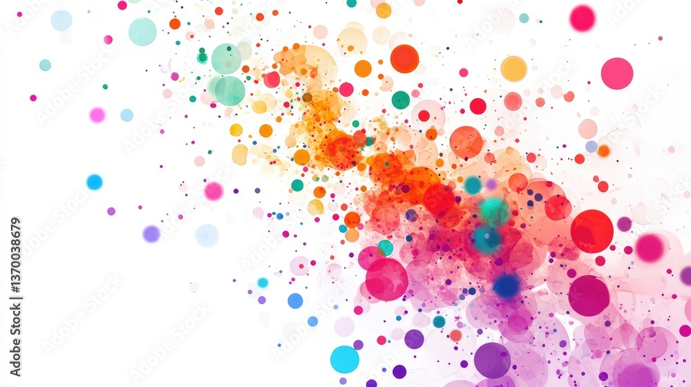 Colorful Abstract Background with Circular Patterns and Soft Blurs for Creative Designs and Artistic Projects Colorful Abstract Background with Circular Patterns and Soft Blurs for Creative Designs and Artistic Projects