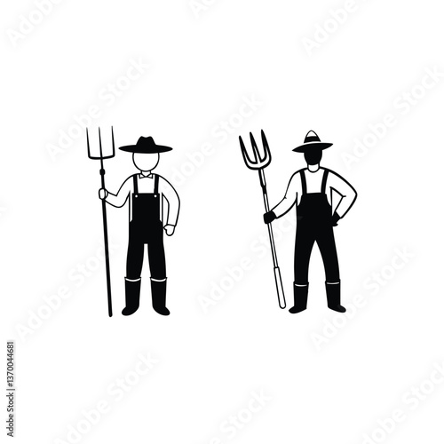 driving, herb, horizontal, one person, farmer, working, transportation, setting, people, tractor, illustration, carrying, pitchfork, agriculture, countryside, holding,