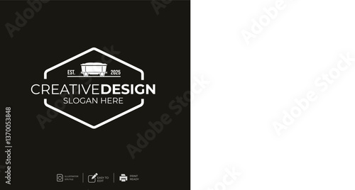 Logo template design ideas vector
