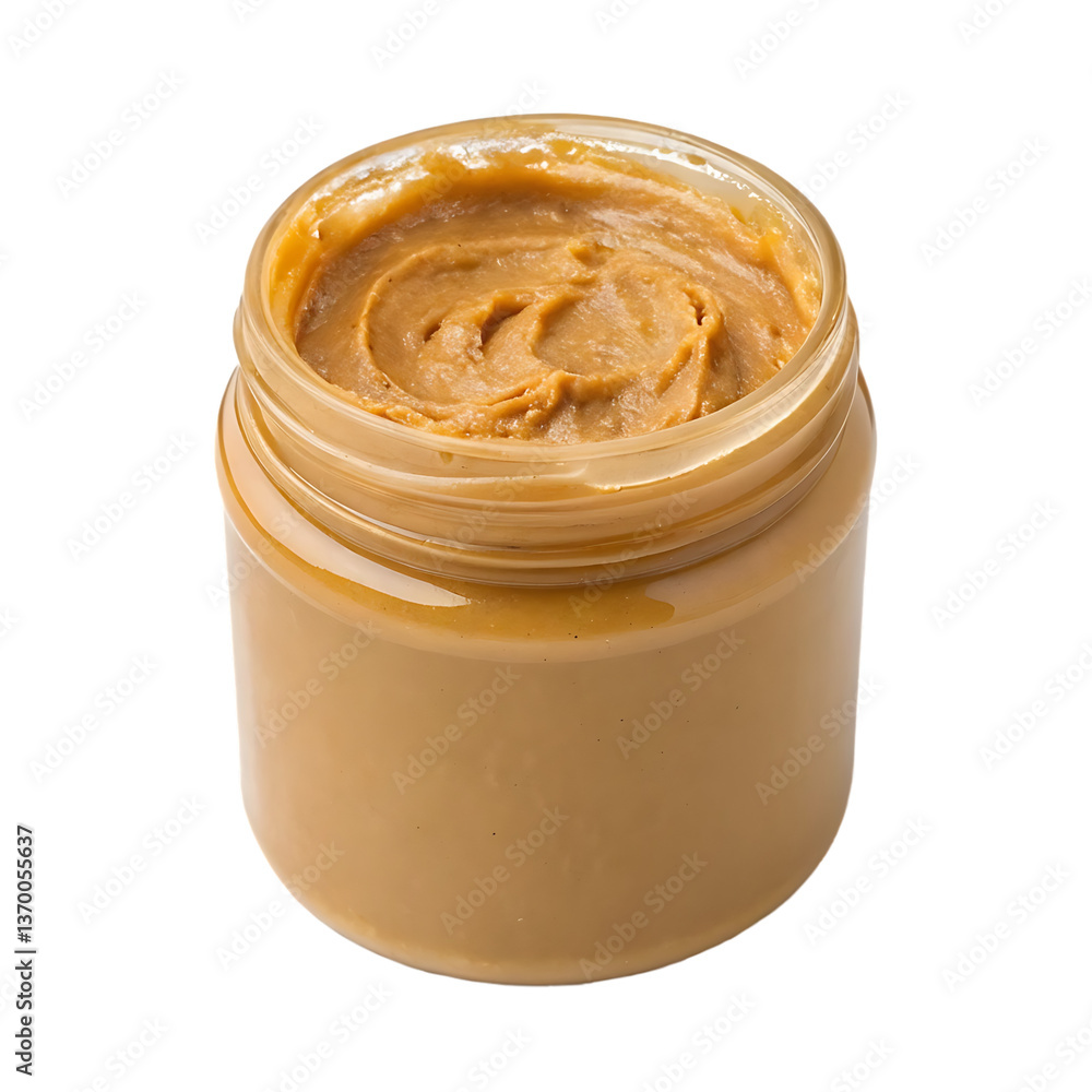 Peanut butter jar isolated Peanut butter jar isolated