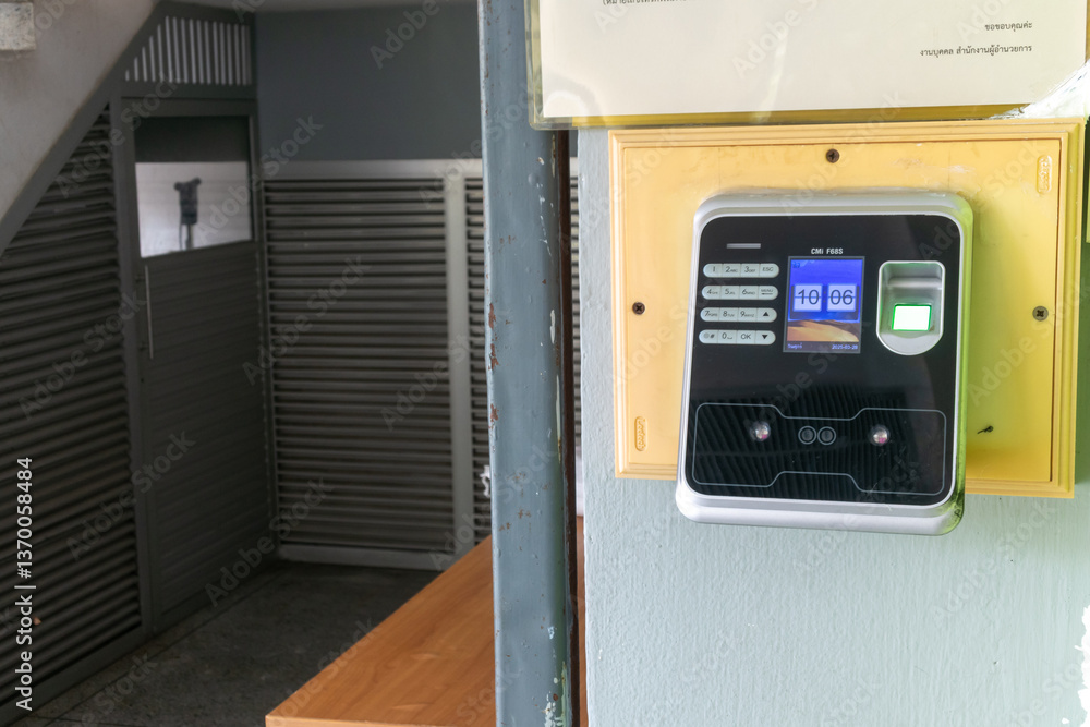 Electronic Access Control Panel for Secure Building Entry System Electronic Access Control Panel for Secure Building Entry System