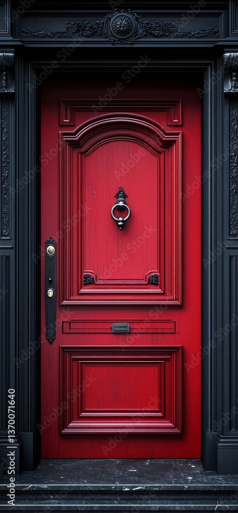 red door isolated red door isolated