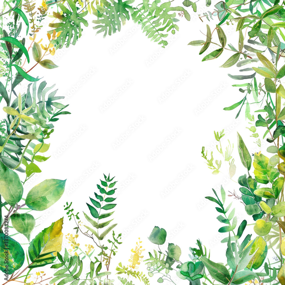 Fototapeta premium flowery border no background