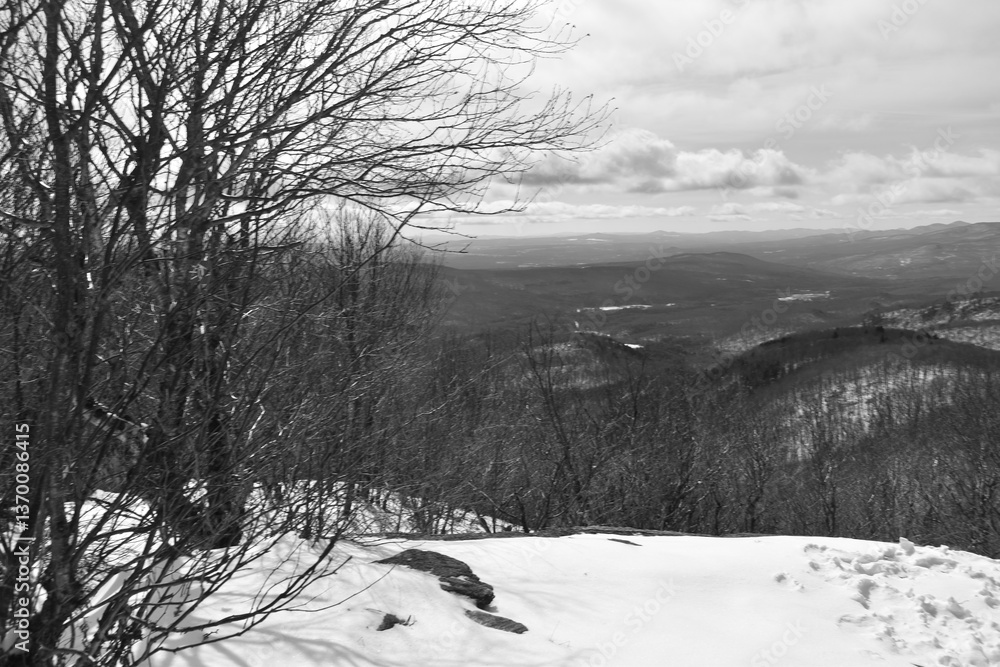 Mont Singer 28 Mars 2025 - N&B