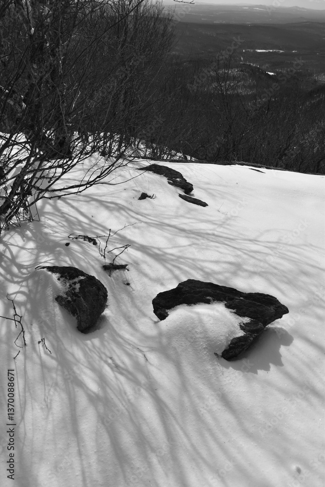 Mont Singer 28 Mars 2025 - N&B