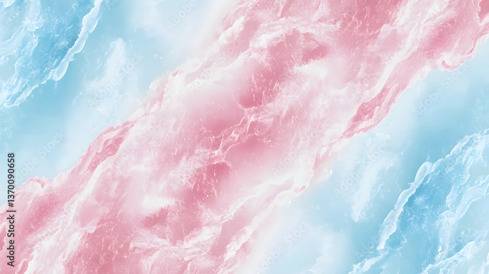 Abstract Fluid Wave Pattern in Soft Pink and Blue Tones Creating a Dreamy Background Abstract Fluid Wave Pattern in Soft Pink and Blue Tones Creating a Dreamy Background