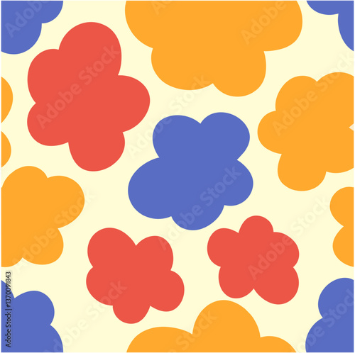 Pattern Background, Cloud Pat...