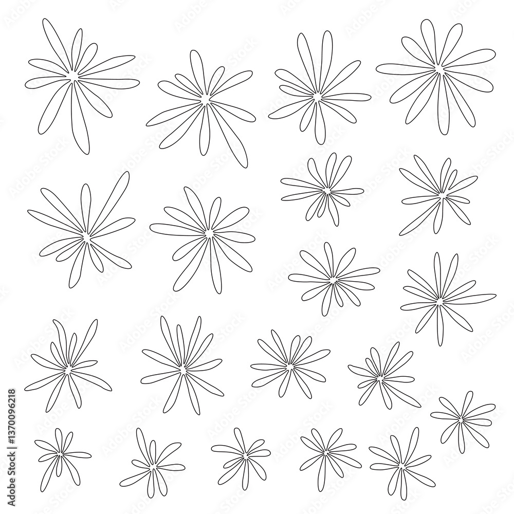 Abstract flower material ideal for textile design,