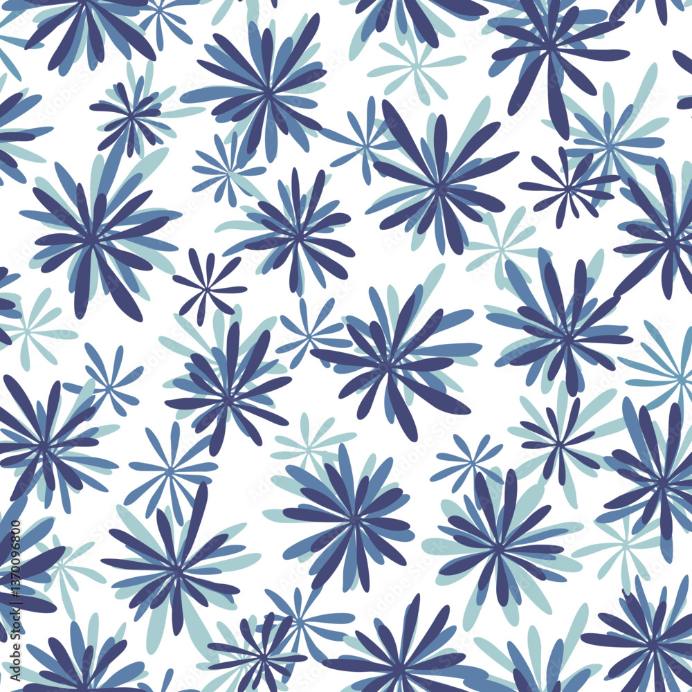 Abstract floral pattern perfect for textile design, Abstract floral pattern perfect for textile design,