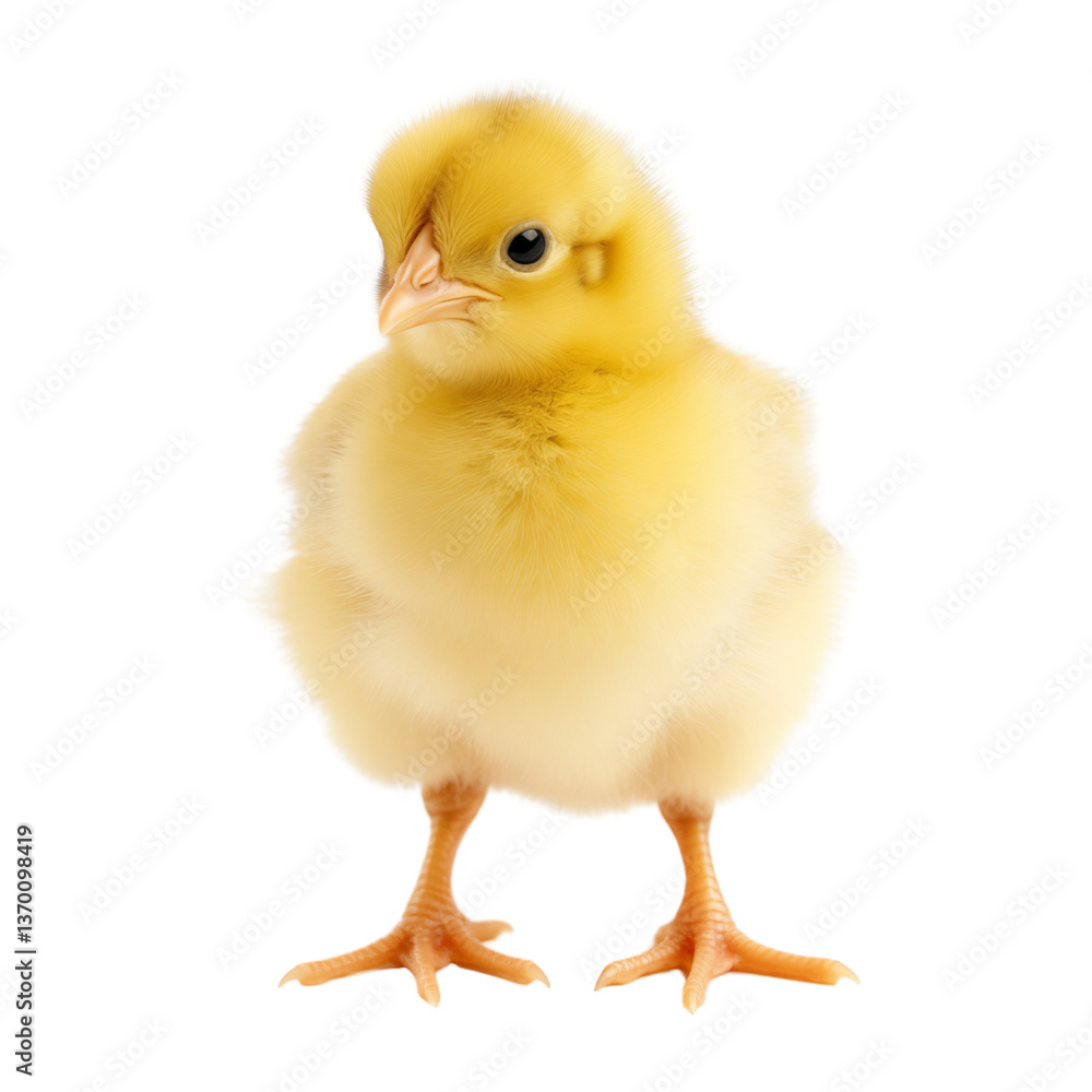 Baby chicken, chick isolated on transparent background. Generative ai Baby chicken, chick isolated on transparent background. Generative ai