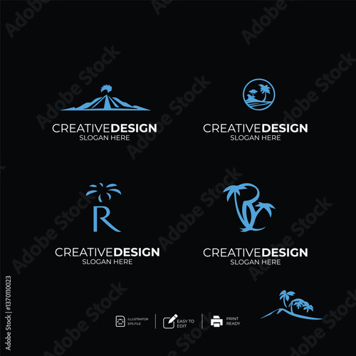 Logo template design ideas vector Free Download Logo template design ideas vector - GFXLoad
