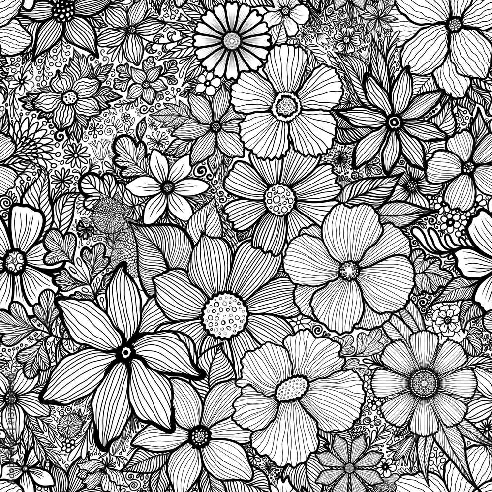 seamless floral pattern seamless floral pattern
