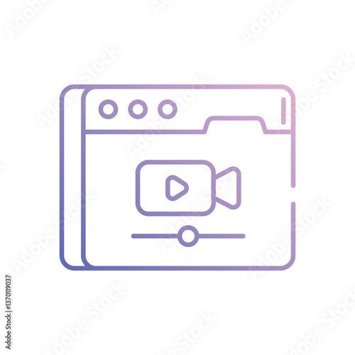 Broad Casting icon vector stock illustration
