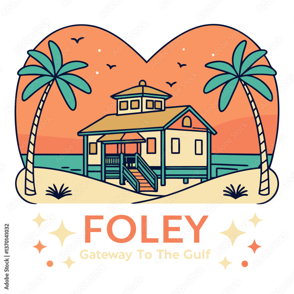 Obraz premium Foley - Gateway to the Gulf - Coastal Escape