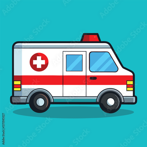 Bild auf Leinwand ambulance vector
