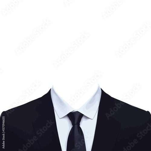 Image of a Professional: A sharply tailored business suit, complete with a crisp white shirt and a neatly knotted tie, exudes sophistication and authority, representing a polished professional image