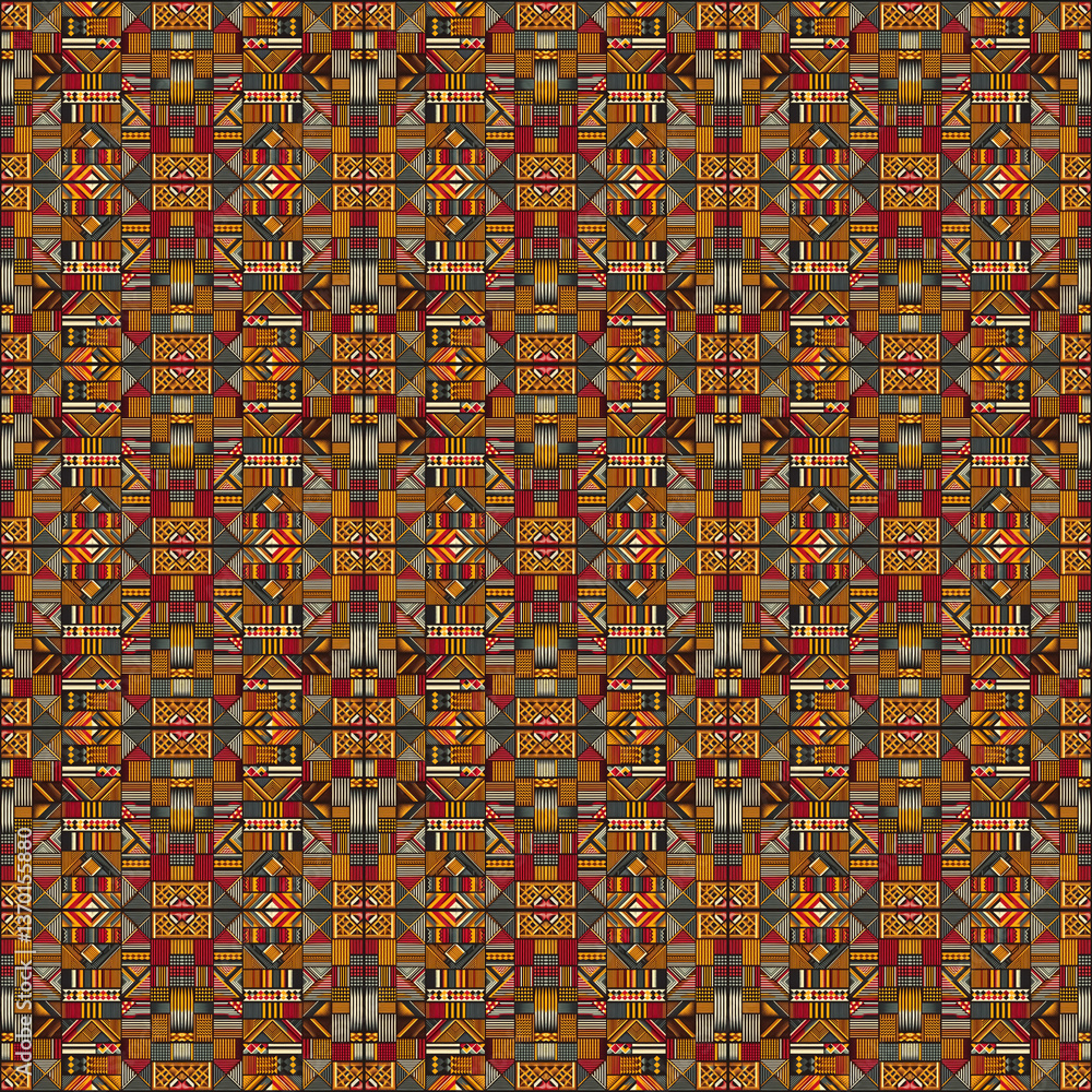 Kente Pattern is a traditional Ghanaian textile pattern, known for its bold, vibrant colors and symbolic geometric designs. Originally woven by the Ashanti and Ewe people, Kente patterns convey messag Kente Pattern is a traditional Ghanaian textile pattern, known for its bold, vibrant colors and symbolic geometric designs. Originally woven by the Ashanti and Ewe people, Kente patterns convey messag
