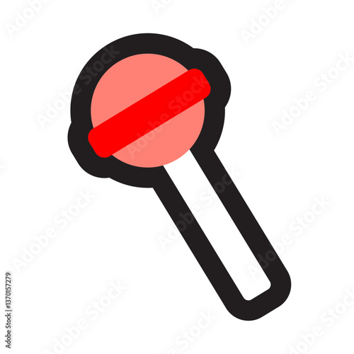 Black Line Icon cute Sweet candy