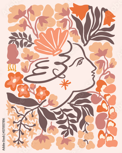 enjoy the beauty of blooming flowers in misty coral color