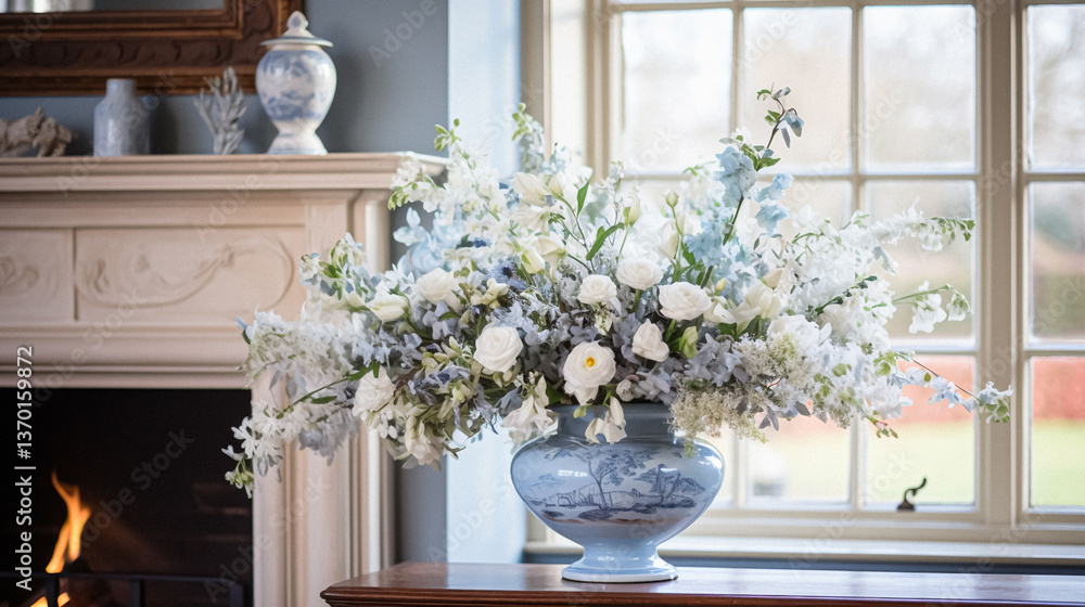 Floral arrangement with winter or early spring botanical plants and flowers idea Floral arrangement with winter or early spring botanical plants and flowers idea