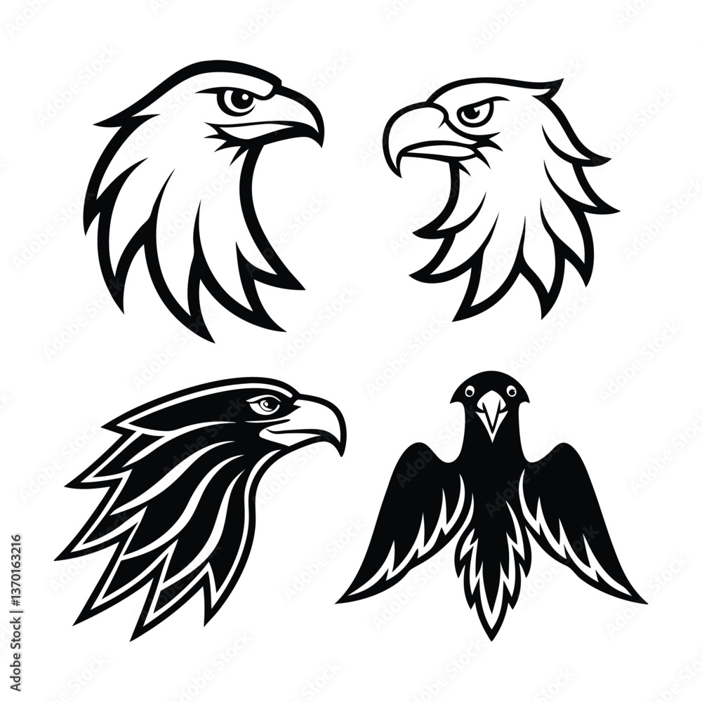 Obraz premium eagle vector illustration