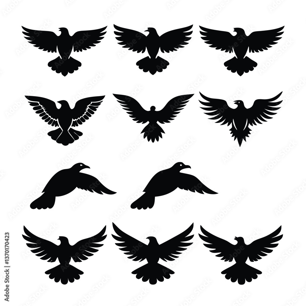 Obraz premium set of wings vector