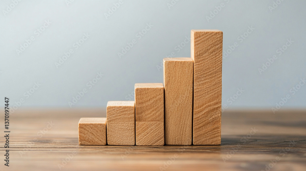 Fototapeta premium 木のキューブ