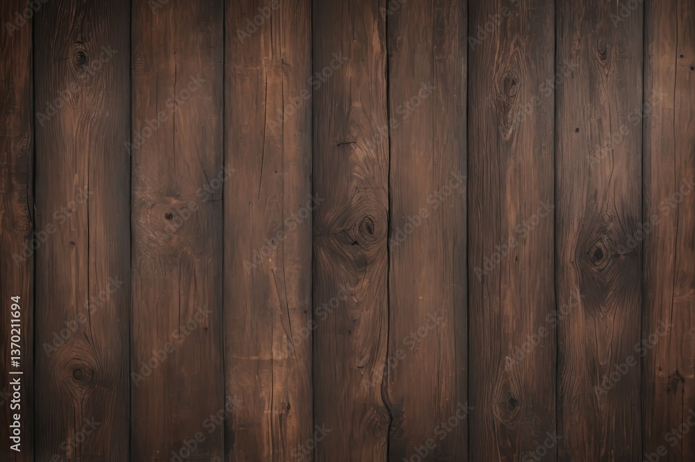 Naklejka premium Long panoramic view of weathered wood grain background.