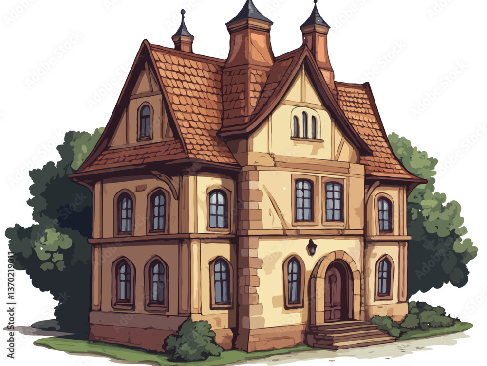 Fototapeta premium building vector art