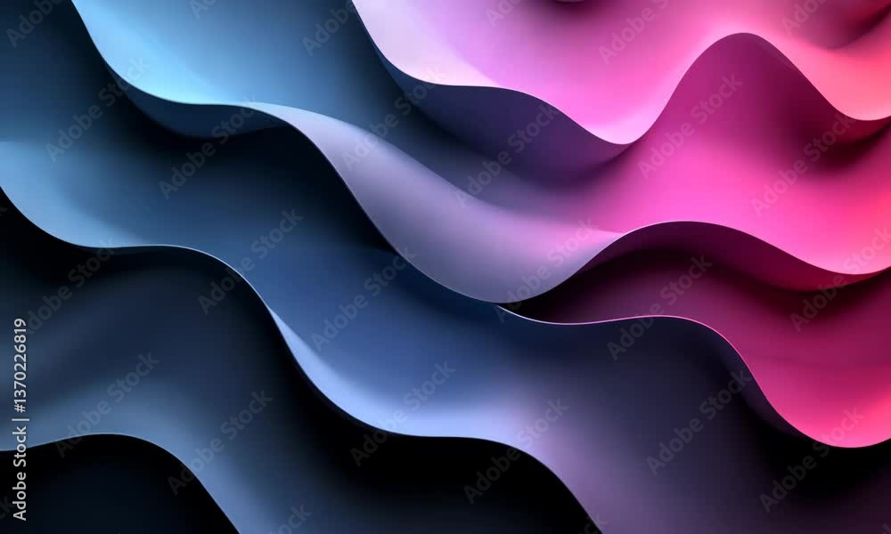 custom made wallpaper toronto digitalAbstract gradient waves background animation with seamless looping, full HD resolution