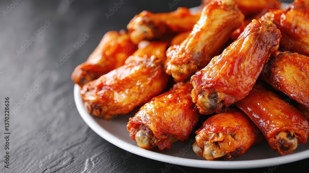 Delicious and Flavorful Chicken Wings Served on a Plate Ready for Enjoyment, Perfect for Parties, Gatherings, or Casual Dining Experiences with Friends and Family Delicious and Flavorful Chicken Wings Served on a Plate Ready for Enjoyment, Perfect for Parties, Gatherings, or Casual Dining Experiences with Friends and Family