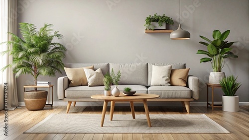 Modern Living Room Design with Neutral Palette