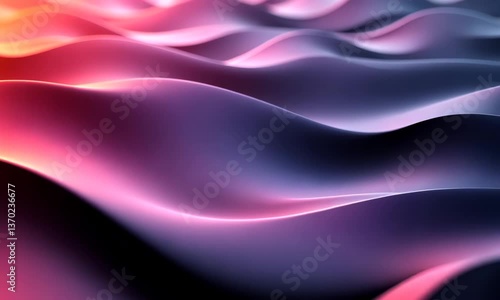 Wallpaper Mural Abstract flow background with dynamic gentle colorful waves smooth and bright Torontodigital.ca
