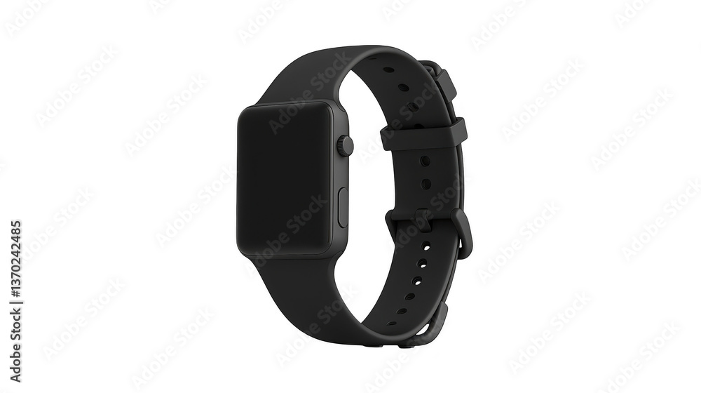 Stylish black apple watch band, modern design and enhanced convenience for everyday wear Stylish black apple watch band, modern design and enhanced convenience for everyday wear