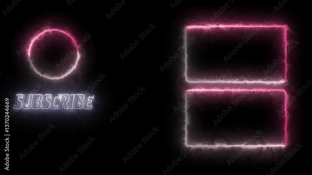 Saber Effect YouTube End Screen | Animated YouTube end screen YouTube Outro Saber Effect 4K