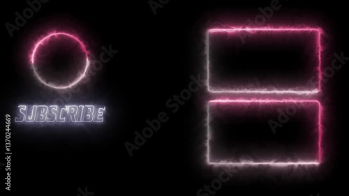 Saber Effect YouTube End Screen | Animated YouTube end screen YouTube Outro Saber Effect 4K