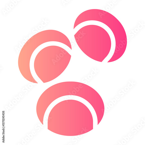 blood cells gradient icon