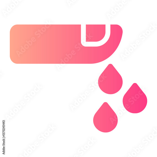 blood droplet gradient icon