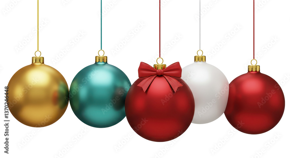 Isolated Christmas Ornaments Isolated Christmas Ornaments