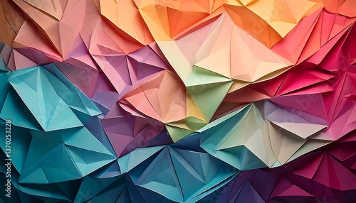 abstract background with triangles