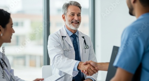 Wallpaper Mural Doctor shaking hands with patient Torontodigital.ca