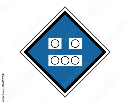 Disconnect Power Signal Sign, Permanent Railway Signaling Signs, and Railway Track Safety Signs - High Quality Vector Stock Image