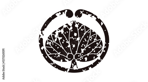 家紋はんこ・蔓一ツ葵.ai