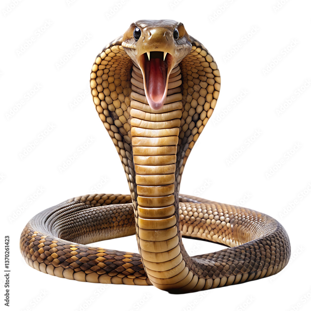 Fototapeta premium Cobra Snake: Majestic & Deadly Image