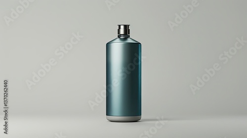 Modern, sleek bottle against a plain backdrop
