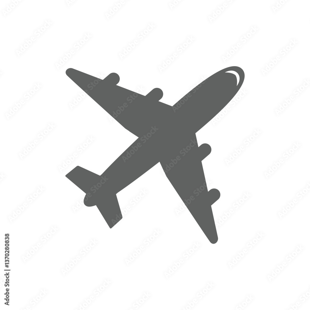 Obraz premium vector airplane icon vector illustration 
