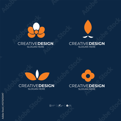 Logo template design ideas vector