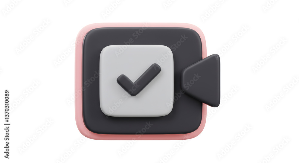 Isolated Video Call Done Button Isolated Video Call Done Button
